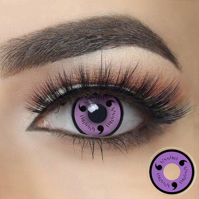 Naruto Sasuke-Purple Sharingan Halloween Contact Lenses