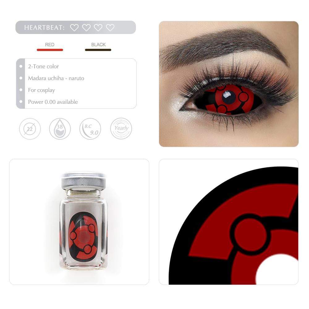 Sharingan Naruto Halloween Contact Lenses - Mystic Eyes®