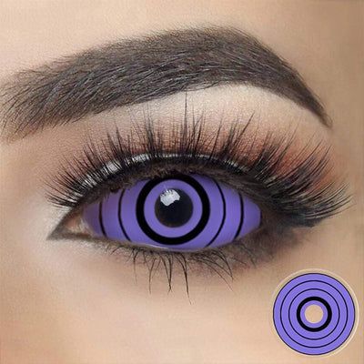 Purple Rinnegan Sclera Contacts