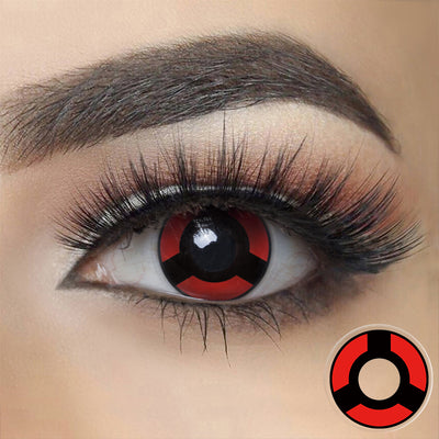 Naruto Izune - Red Sharingan Halloween Contact Lenses