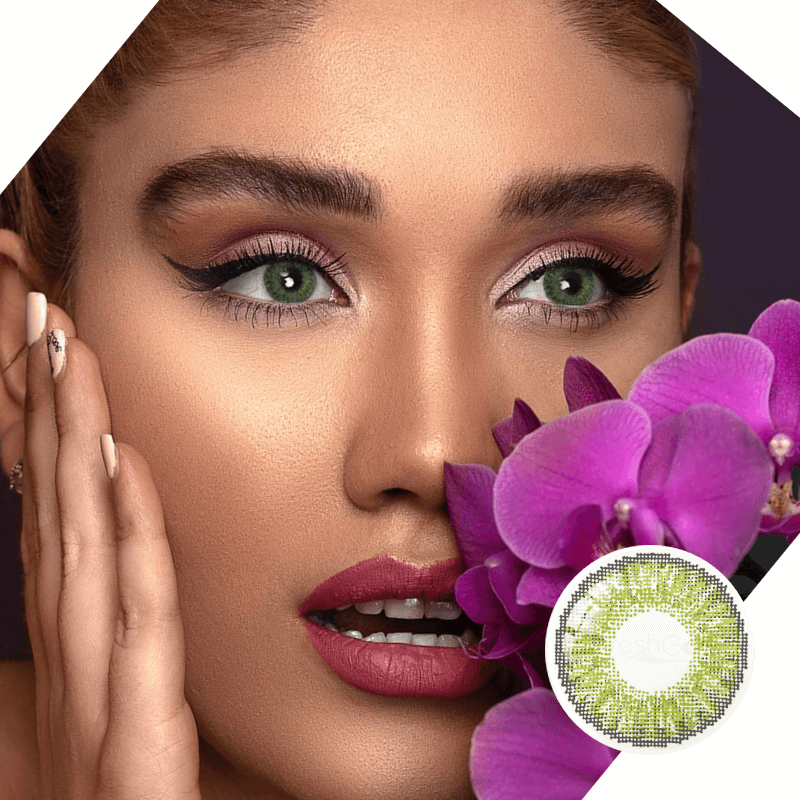 Green Contacts Green Colored Contact Lenses & Circle Lens FreshGo