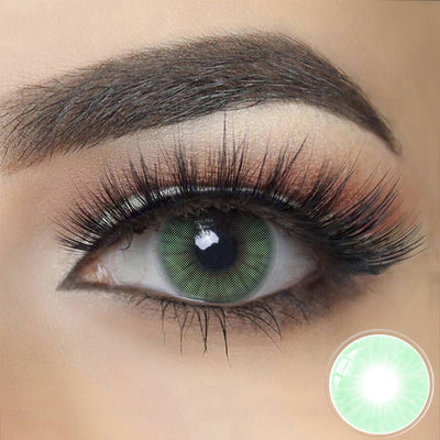 Hidrocor Verde Green Colored Contact Lenses