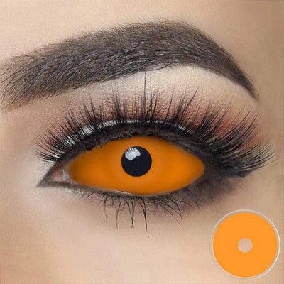Orange Sclera Contact Lenses