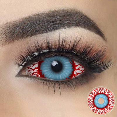 Bloodshot Infected Zombie Sclera Halloween Contacts