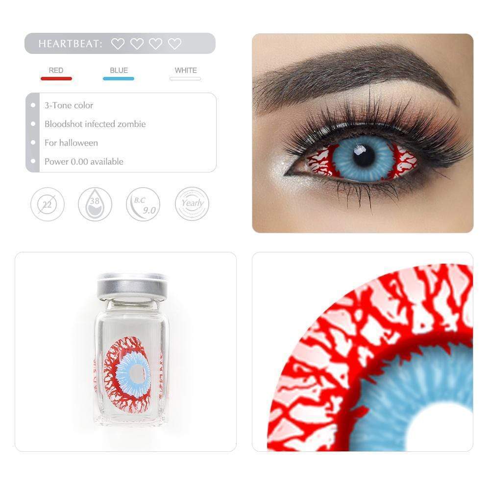 Bloodshot Infected Zombie Sclera Halloween Lenses – FreshGo, image size:1000x1000