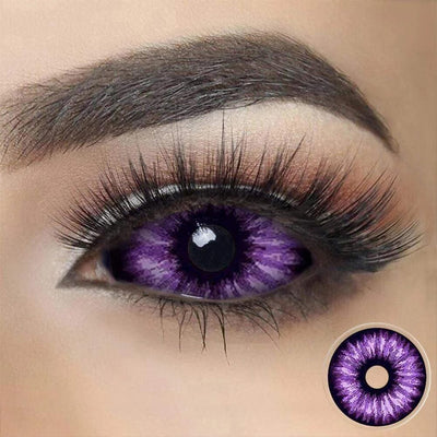 Purple Flash Sclera Contacts